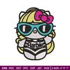 Hello Kitty Barbie Embroidery design, Hello Kitty Barbie Embroidery, logo design, Embroidery File, Digital download..jpg