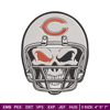 Skull Helmet Chicago Bears embroidery design, Bears embroidery, NFL embroidery, sport embroidery, embroidery design..jpg