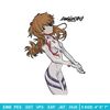 Asuka poster Embroidery Design, Evangelion Embroidery, Embroidery File, Anime Embroidery, Anime shirt, Digital download..jpg