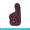 Atlanta Falcons Foam Finger embroidery design, Atlanta Falcons embroidery, NFL embroidery, Logo sport embroidery..jpg