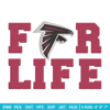 Atlanta Falcons For Life embroidery design, Falcons embroidery, NFL embroidery, sport embroidery, embroidery design..jpg