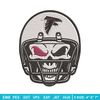 Atlanta Falcons Skull Helmet embroidery design, Falcons embroidery, NFL embroidery, sport embroidery, embroidery design. (2).jpg