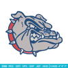 Gonzaga Bulldogs logo embroidery design,NCAA embroidery,Sport embroidery,logo sport embroidery,Embroidery design.jpg