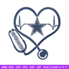 Stethoscope Dallas Cowboys embroidery design, Dallas Cowboys embroidery, NFL embroidery, logo sport embroidery..jpg