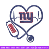 Stethoscope New York Giants embroidery design, Giants embroidery, NFL embroidery, sport embroidery, embroidery design..jpg