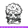 Sukuna chibi Embroidery Design, Jujutsu Embroidery, Embroidery File, Anime Embroidery, Anime shirt, Digital download..jpg