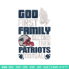 God first family second then Patriots embroidery design, Patriots embroidery, NFL embroidery, logo sport embroidery..jpg