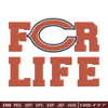 Chicago Bears For Life embroidery design, Bears embroidery, NFL embroidery, sport embroidery, embroidery design..jpg