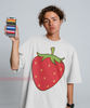 FRESH Unisex Strawberry Shirt, Springtime Tee, Strawberry Graphic Tee for Women, Cute Strawberry Shirt, Fruit Tee, Strawberry T Shirt.jpg