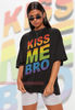 Kiss Me Bro Unisex Shirts, PRIDE Months Shirts, Human's Right, Funny LGBT T-Shirt, LGBT Gay Pride, Pride Rainbow Love Symbol Shirt.jpg