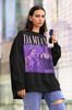 Damiano David Vintage 90's Unisex Sweatshirt  Maneskin Zitti E Buoni Fan Made Sweater  Maneskin Fan Gift  Damiano David Shirt, Rocknroll.jpg