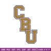 California Baptist logo embroidery design, Sport embroidery, logo sport embroidery, Embroidery design,NCAA embroidery.jpg