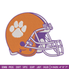 Clemson Tigers helmet embroidery design, NCAA embroidery, Sport embroidery,Logo sport embroidery,Embroidery design.jpg