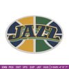 Utah Jazz basketball embroidery design, NBA embroidery, Sport embroidery, Embroidery design, Logo sport embroidery.jpg