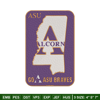 Alcorn State logo embroidery design, Logo embroidery, Sport embroidery, logo sport embroidery, Embroidery design.jpg