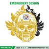 Skull Helmet Pittsburgh Steelers embroidery design, Steelers embroidery, NFL embroidery, logo sport embroidery..jpg