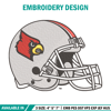 Louisville Cardinals Helmet embroidery design,NCAA embroidery, Sport embroidery,logo sport embroidery,Embroidery design.jpg