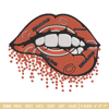 Chicago Bears dripping lips embroidery design, Bears embroidery, NFL embroidery, sport embroidery, embroidery design..jpg