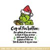 Cup of fuckoffee grinch Embroidery design, Grinch christmas Embroidery, Embroidery File, Grinch design, Instant download.jpg