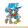 Daisy and Donald duck Nike Embroidery design, Cartoon Embroidery, Nike design, Embroidery file, Instant download.jpg