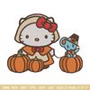 Hello kitty pumpkin Embroidery Design, Hello kitty Embroidery, Embroidery File, Anime Embroidery, Digital download.jpg