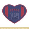 New York Giants heart embroidery design, Giants embroidery, NFL embroidery, logo sport embroidery, embroidery design..jpg