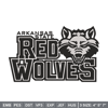 Arkansas State logo embroidery design, NCAA embroidery, Sport embroidery,Logo sport embroidery, Embroidery design.jpg