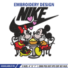 Mickey and Minnie mouse Nike Embroidery design, Disney Embroidery, Nike design, Embroidery file, Instant download..jpg