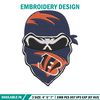 Cincinnati Bengals Skull embroidery design, Bengals embroidery, NFL embroidery, logo sport embroidery, embroidery design.jpg