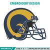 Helmet Los Angeles Rams embroidery design, Rams embroidery, NFL embroidery, logo sport embroidery, embroidery design. (2).jpg