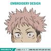 Yuji Peeker Embroidery Design, Jujutsu Embroidery, Embroidery File, Anime Embroidery, Anime shirt, Digital download..jpg