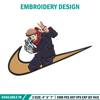 Yuji x nike Embroidery Design, Jujutsu Embroidery, Embroidery File, Nike Embroidery, Anime shirt, Digital download.jpg