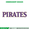 Carolina Pirates logo embroidery design, NCAA embroidery, Embroidery design, Logo sport embroidery, Sport embroidery..jpg