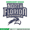 North Florida Ospreys logo embroidery design, NCAA embroidery, Sport embroidery, logo sport embroidery,Embroidery design.jpg