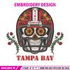 Skull Helmet Tampa Bay Buccaneers embroidery design, Buccaneers embroidery, NFL embroidery, logo sport embroidery..jpg