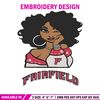 Fairfield University girl embroidery design, NCAA embroidery, Embroidery design, Logo sport embroidery,Sport embroidery.jpg
