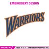 Golden State Warriors logo embroidery design, NBA embroidery, Sport embroidery, Embroidery design,Logo sport embroidery..jpg