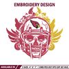 Arizona Cardinals Skull Helmet embroidery design, Arizona Cardinals embroidery, NFL embroidery, logo sport embroidery..jpg