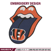 Cincinnati Bengals Tongue embroidery design, Cincinnati Bengals embroidery, NFL embroidery, logo sport embroidery..jpg
