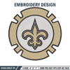 New Orleans Saints Poker Chip Ball embroidery design, New Orleans Saints embroidery, NFL embroidery, sport embroidery..jpg