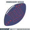 New York Giants Ball embroidery design, New York Giants embroidery, NFL embroidery, sport embroidery, embroidery design..jpg