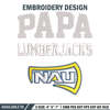 Northern Arizona embroidery design, College embroidery, Sport embroidery, logo sport embroidery, Embroidery design.jpg