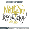 Northern Kentucky logo embroidery design, NCAA embroidery, Sport embroidery,logo sport embroidery,Embroidery design..jpg