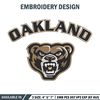 Oakland University logo embroidery design, NCAA embroidery, Sport embroidery,logo sport embroidery,Embroidery design..jpg