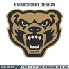 Oakland University mascot embroidery design, NCAA embroidery,Sport embroidery,Logo sport embroidery,Embroidery design.jpg