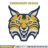 Quinnipiac University mascot embroidery design, NCAA embroidery,Sport embroidery,Logo sport embroidery,Embroidery design.jpg