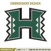 Rainbow Warriors logo embroidery design, NCAA embroidery, Sport embroidery, logo sport embroidery, Embroidery design..jpg