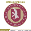 Robert Morris design embroidery design, NCAA embroidery, Embroidery design, Logo sport embroidery, Sport embroidery.jpg