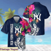 New York Yankees Hawaiian Shirt Tribal Tropical Flower Pattern Beach Lovers Gift.jpg