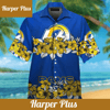 Los Angeles Rams Short Sleeve Button Up Tropical Hawaiian Shirt VER027 - Trendy Aloha.jpg